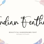 Indian Feather Font