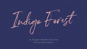 Indigo Forest Font › Fontesk