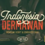 Indonesia Dermawan Display Font