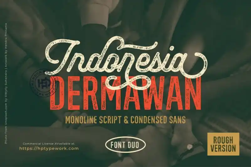 Indonesia Dermawan Display Font