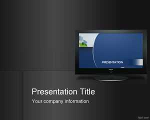 Indoor Digital Signage PowerPoint Template