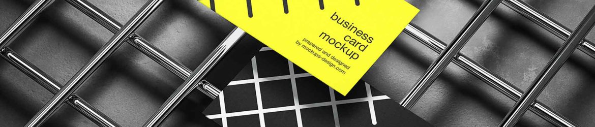 Industrial Business Card Mockup