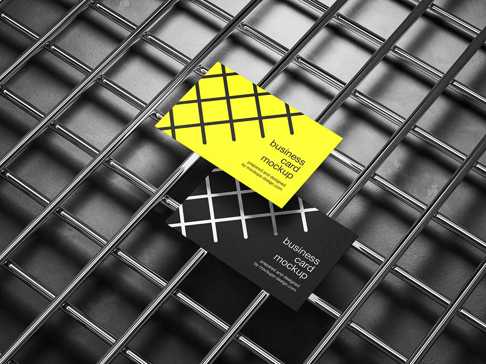 Industrial Business Card Mockup