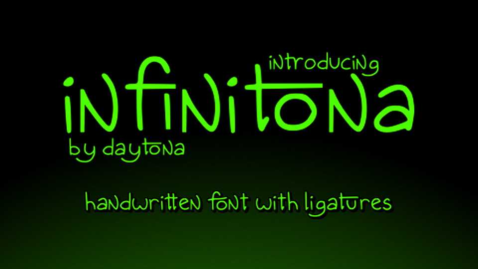 Infinitona Font › Fontesk