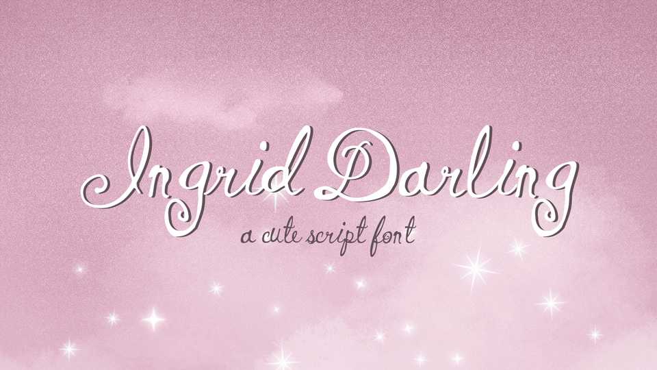 Ingrid Darling Font › Fontesk