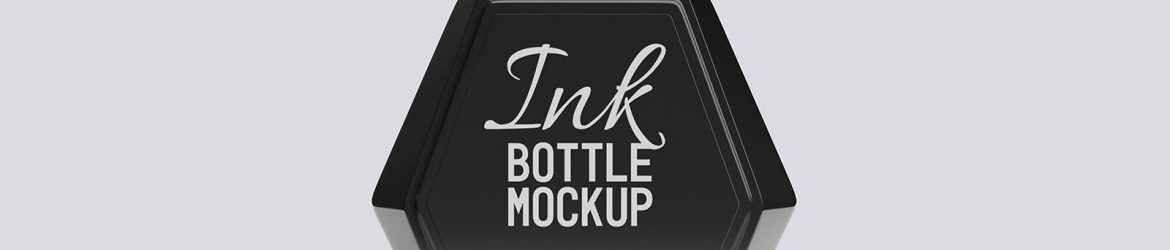 Ink Bottle Mockup