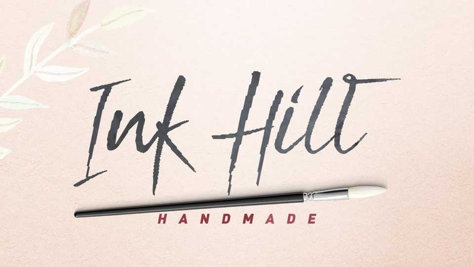 Ink Hill Brush Font › Fontesk