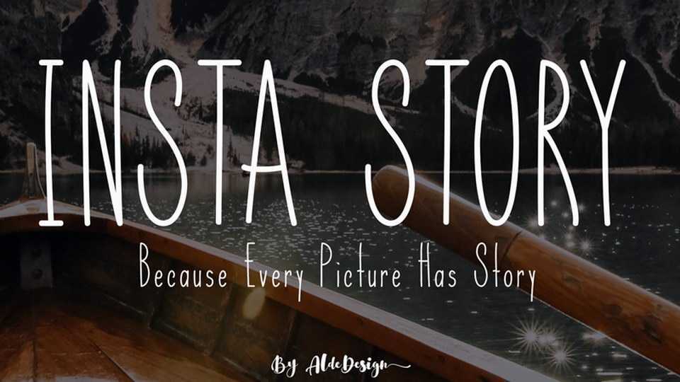 Insta Story Font › Fontesk