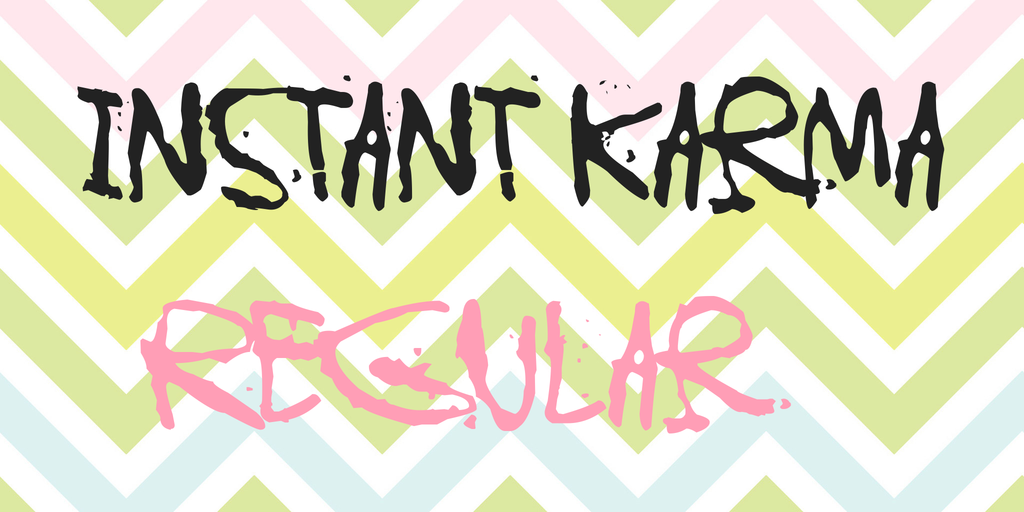 Instant Karma Font