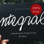 Integral Script Font