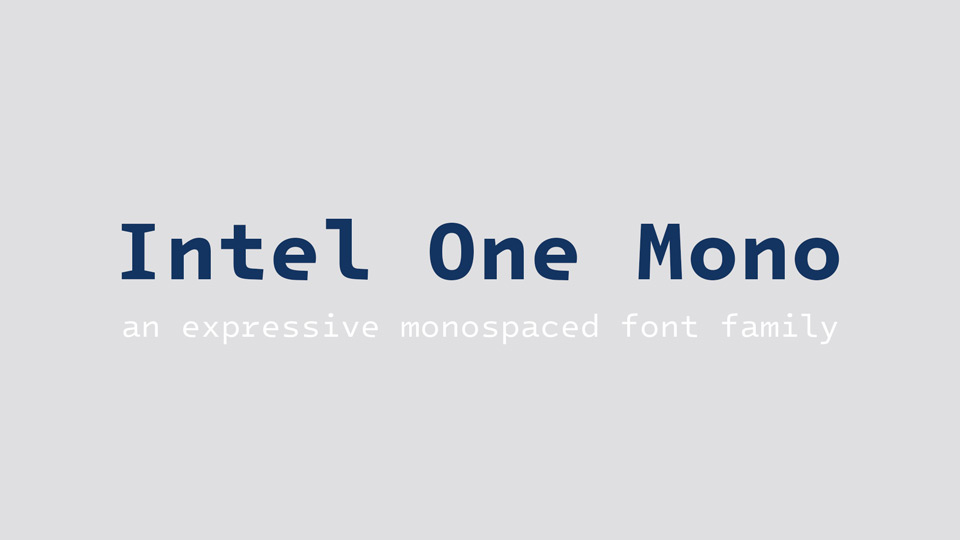Intel One Font Family › Fontesk