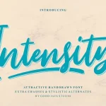 Intensity Script Font