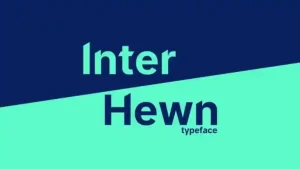 Inter Hewn Sans Serif Font