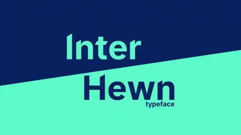 Inter Hewn Sans Serif Font