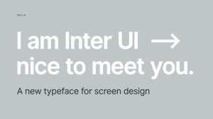 Inter Typeface › Fontesk