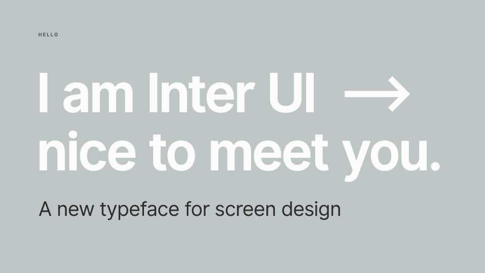 Inter Typeface › Fontesk
