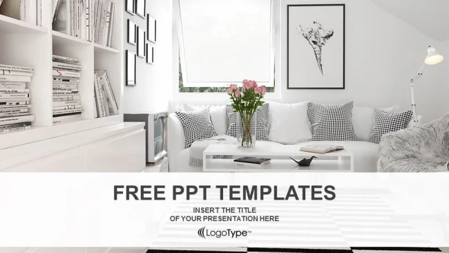 Interior Design-Living Room-PowerPoint Templates
