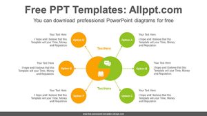 Interlocking circle PowerPoint Diagram Template