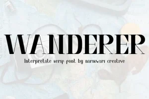Interpretate Four Display Font