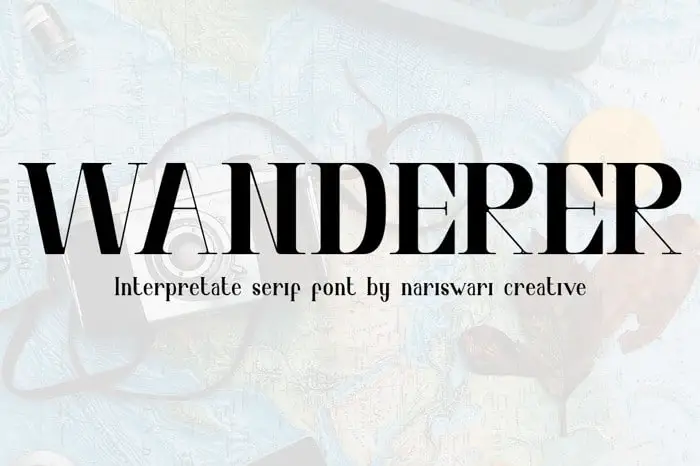Interpretate Four Display Font