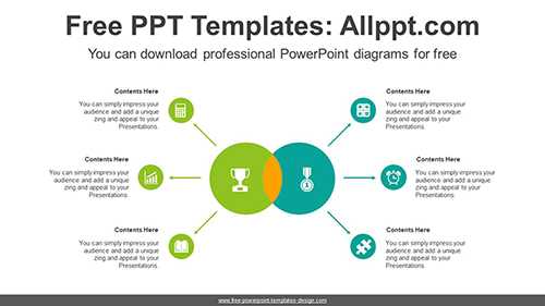 Intersecting Circles PowerPoint Diagram Template