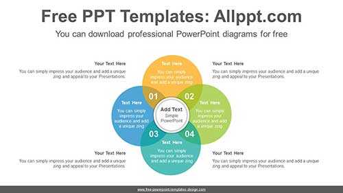 Intersection circle PowerPoint Diagram