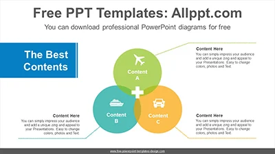 Intersection circle PowerPoint Diagram Template