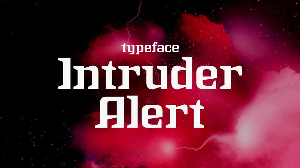 Intruder Font › Fontesk