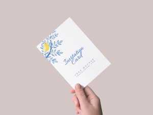 Invitation Card Mockup