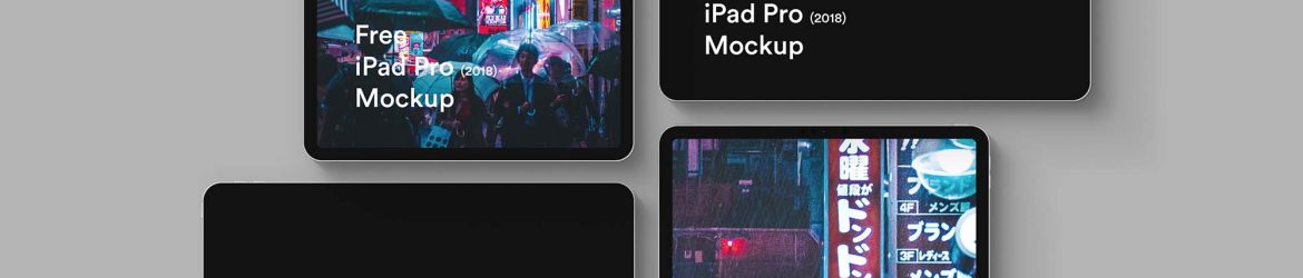 iPad Pro Mockup 2018 (PSD)
