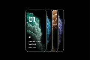 iphone 11 Pro Black Mockup (PSD)