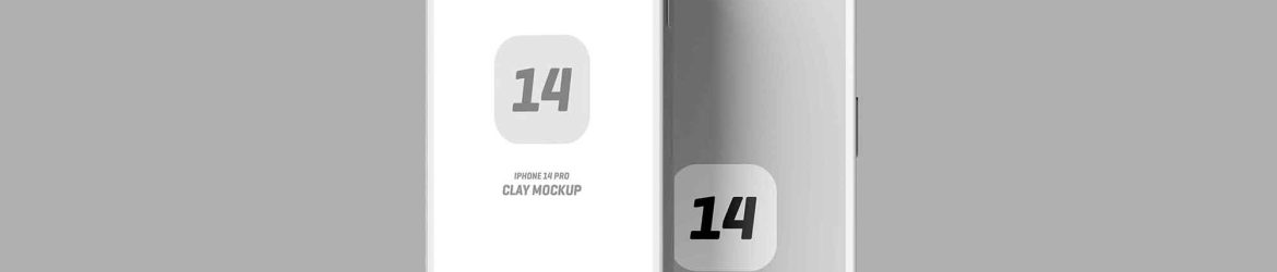 iPhone 14 Pro Clay Mockup