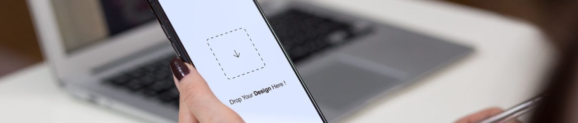 iPhone in Hand Mockup (PSD)