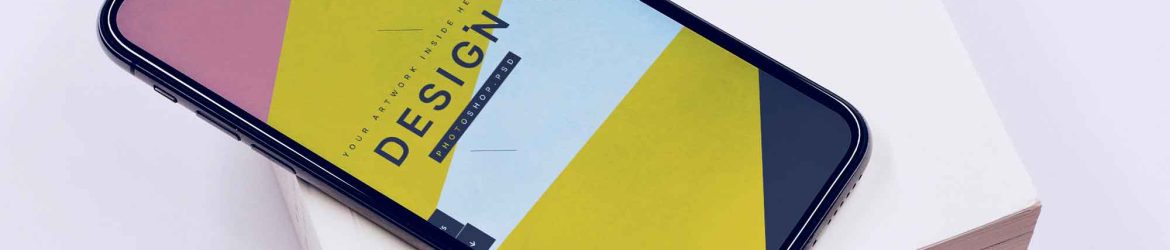 iPhone on Book Mockup