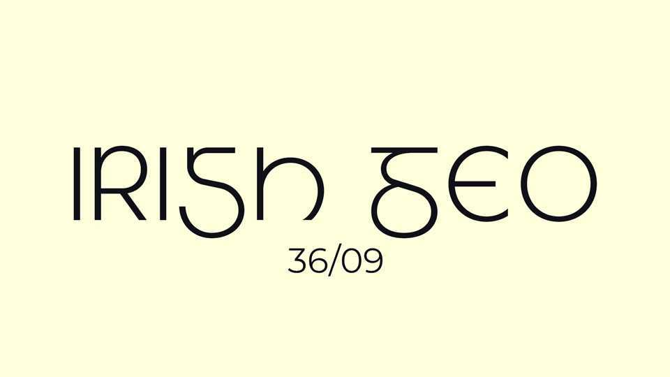 Irish Geo Font › Fontesk
