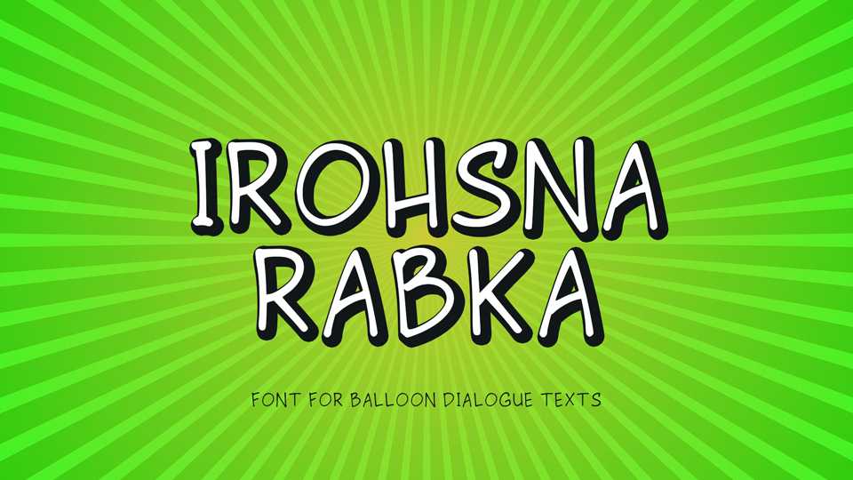 Irohsna Rabka Font › Fontesk