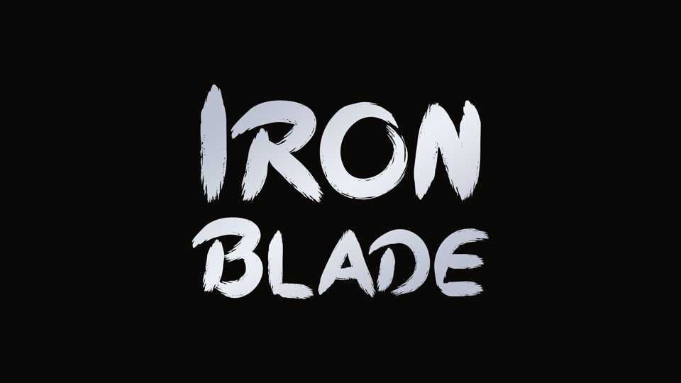 Iron Blade Font › Fontesk