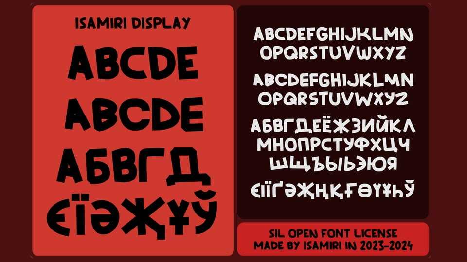 IsamiRi Display Font › Fontesk