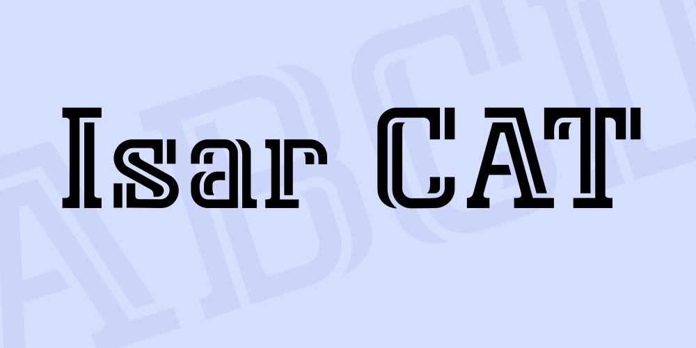 Isar CAT Font