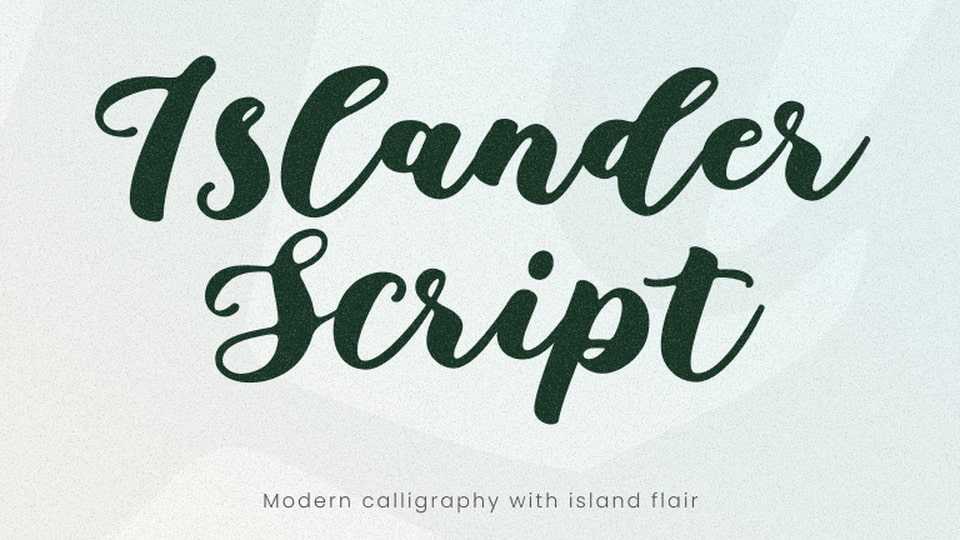 Islander Script Font › Fontesk