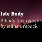 Isle Body Font Family