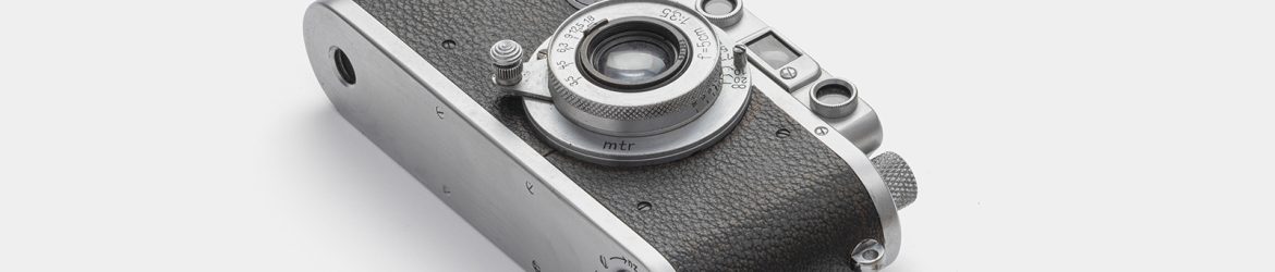 Isolated camera photo