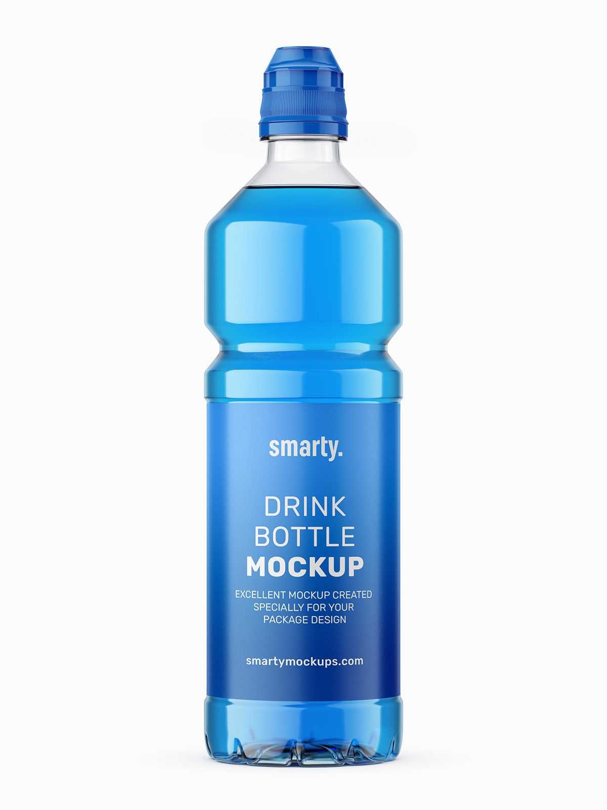 Isotonic bottle mockup