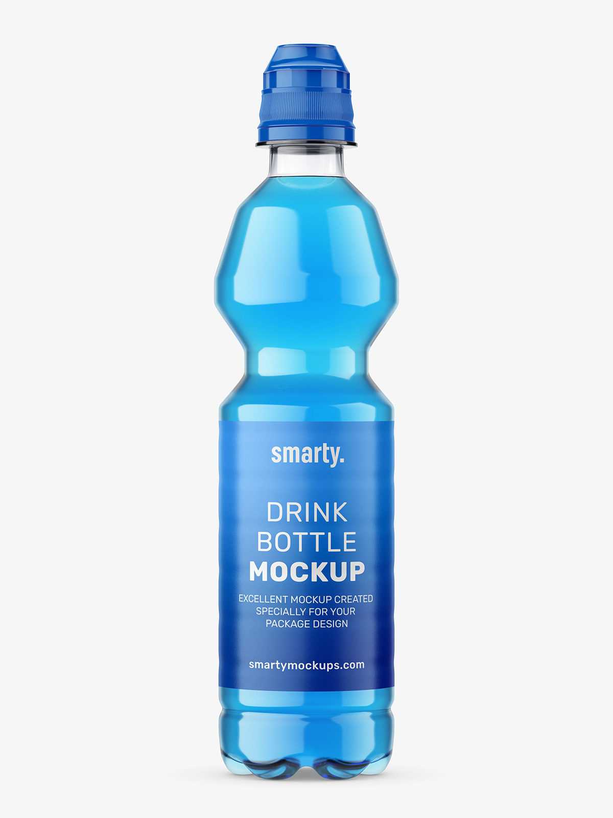 Isotonic bottle mockup
