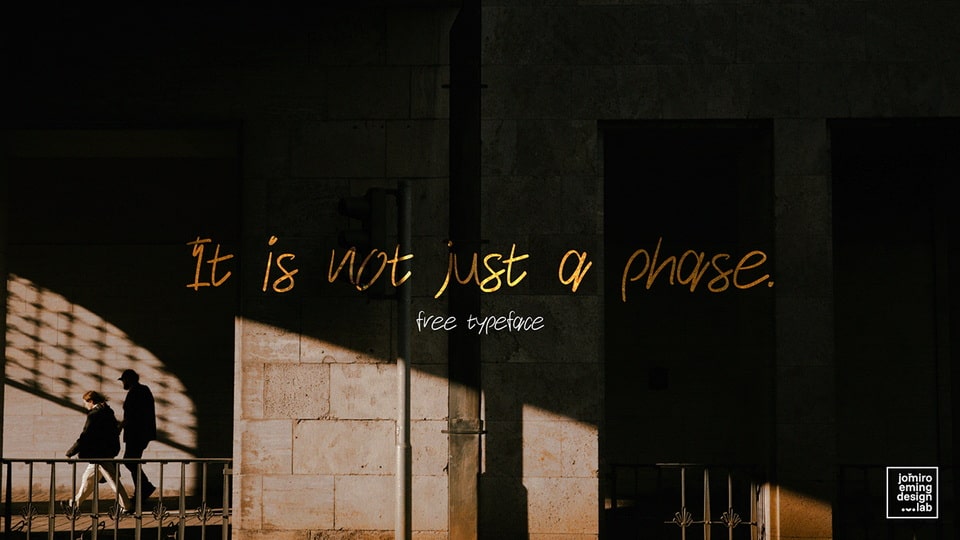 It is not just a phase Font › Fontesk