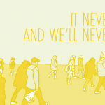 It never stops and we'll never learn Font