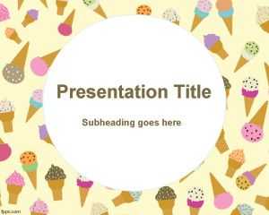 Italian Ice-cream PowerPoint Template