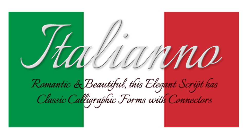 Italianno Script Font › Fontesk