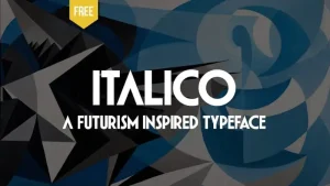 Italico Sans Serif Font