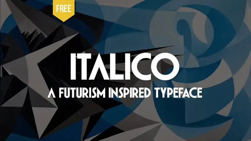 Italico Sans Serif Font